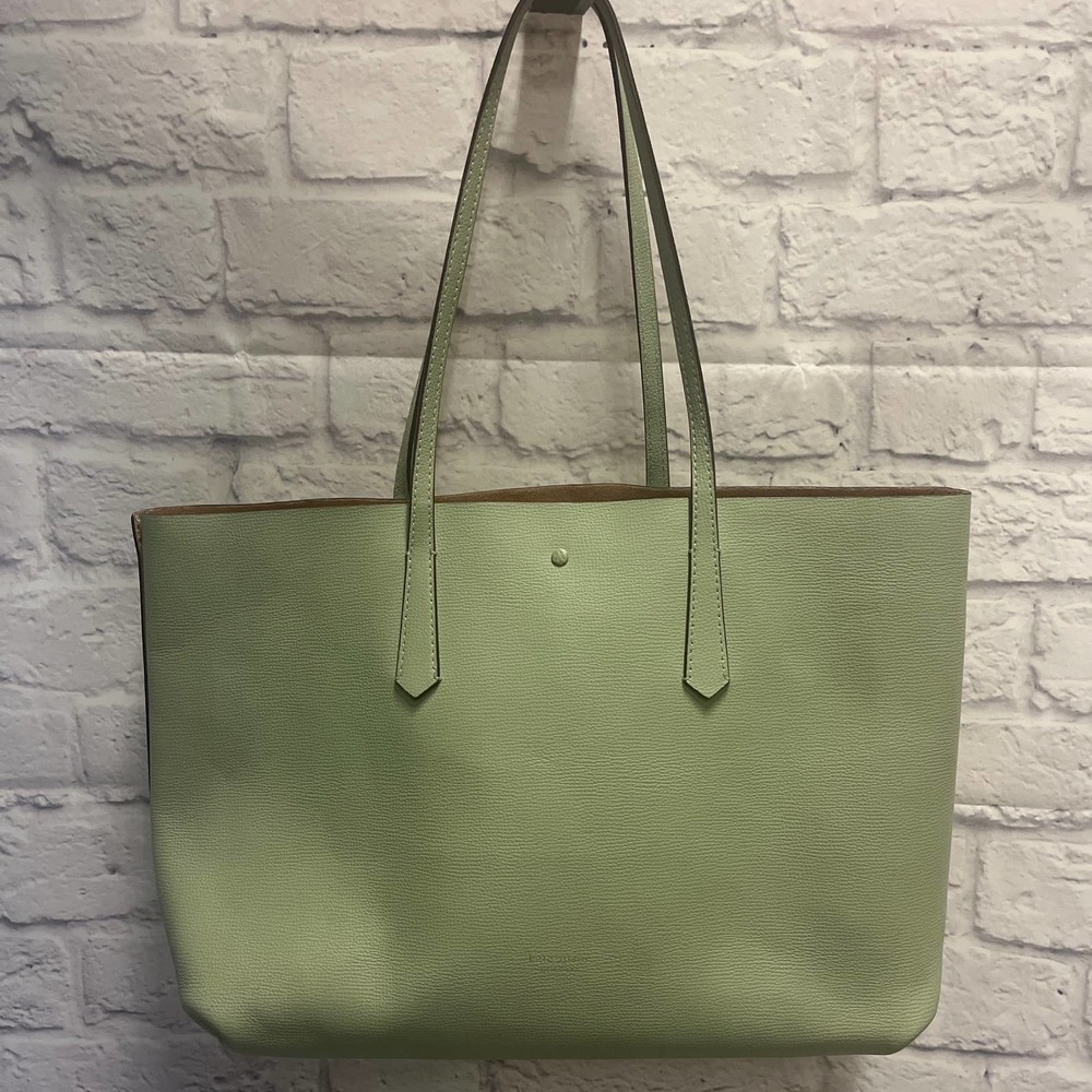 Kate Spade Vintage Tote- Green & Black - Picture 2 of 4